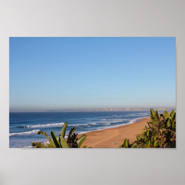 Umhlanga Greater Durban Ocean Beach Südafrika Poster (Vorne)