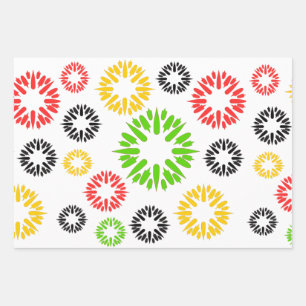 Umhüllungspapier für die Blume Geschenkpapier Set