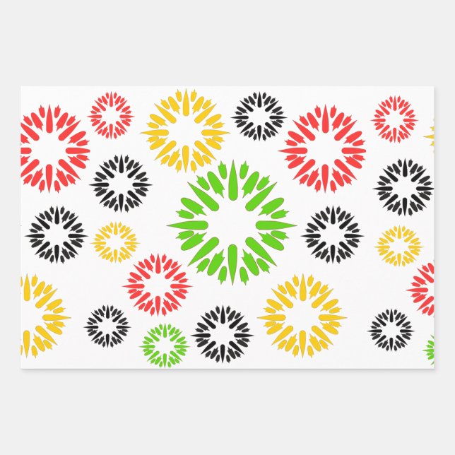 Umhüllungspapier für die Blume Geschenkpapier Set (Vorderseite)