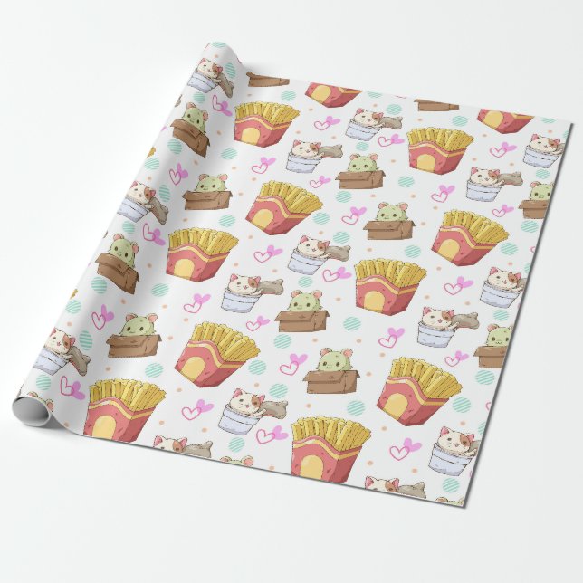 Umhüllungspapier Geschenkpapier (Ungerollt)
