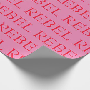 Umhüllungspapier - Rosa und Rot Geschenkpapier