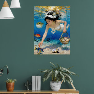 "Umi Blossom" - Ein Ozeanportrait Poster
