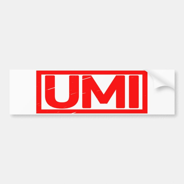 Umi Briefmarke Autoaufkleber (Vorne)