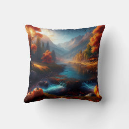 Umkehrbare Herbst-Kunst / Glücklicher Kürbis-Hexen Kissen