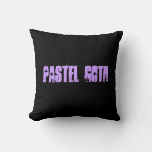 Umkehrbares Pastell-Goth-Wurfkissen Kissen