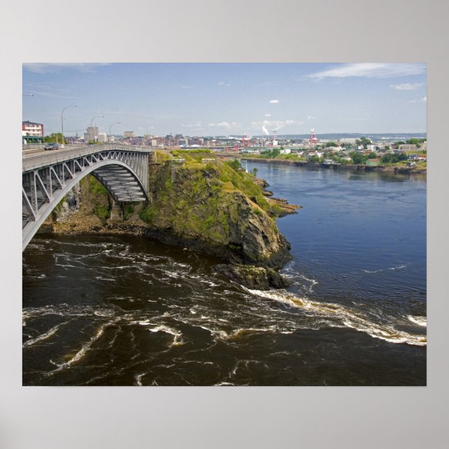 Umkehrende fällt auf den St. John River in St. Poster (Vorne)