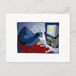 Umkehrte Situation Postkarte