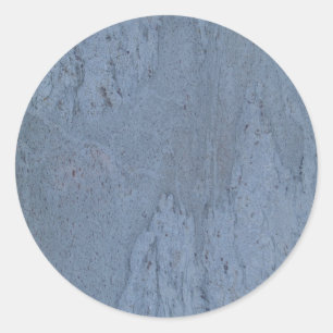Umkleber aus blauem Marmor Runder Aufkleber