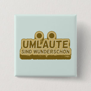 UMLAUT Deutschlehrer oder Schüler Button
