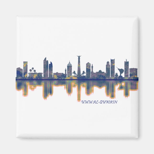 Umm al-Quwain Skyline Magnet (Vorne)