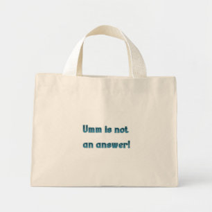 Umm n'est pas un sac fourre-tout de réponse