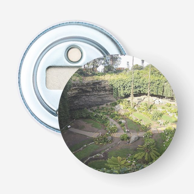 Umpherston Sinkhole Verstecktes Heiligtum Flaschenöffner (Vorderseite)