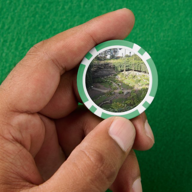 Umpherston Sinkhole Verstecktes Heiligtum Pokerchips (Hand)