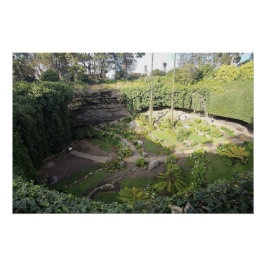 Umpherston Sinkhole Verstecktes Heiligtum Poster