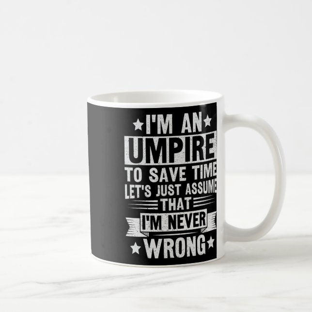 Umpire Funny Sketll Design For An Umpire  Kaffeetasse (Rechts)