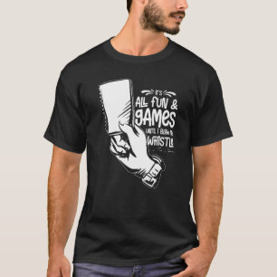Umpire Quotes Baseball Softball Football Whistle T-Shirt
