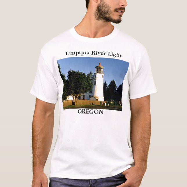 Umpqua Fluss-Licht, Oregon-Shirt T-Shirt (Vorderseite)