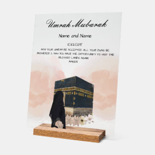 Umrah Mubarak Acrylschild