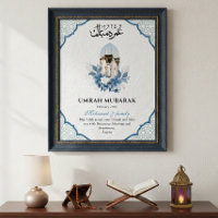 Umrah Mubarak Benutzerdefiniertes 1 Foto Islamisch
