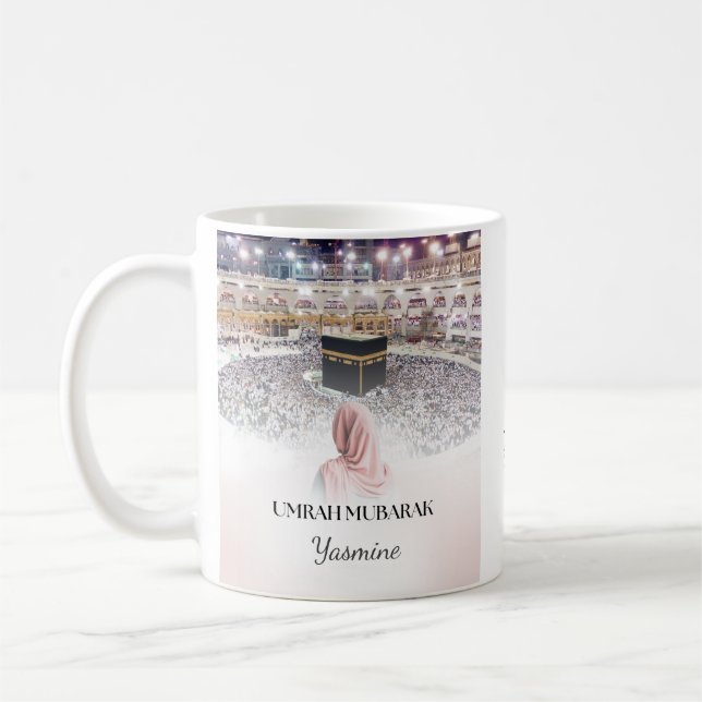 Umrah Mubarak Message Tasse (Links)