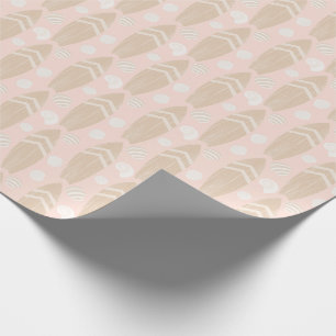Umrandungspapier für Surfbretter und Muschel Geschenkpapier