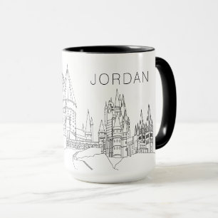 Umriss des SCHLOSS HOGWARTS™  Tasse