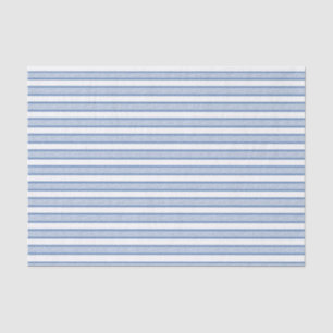 Umrissene Streifen blau/Grau Seidenpapier