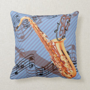Umschaltbares abstraktes Saxophonethrow-Kissen Kissen
