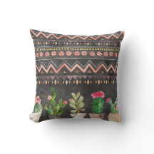 Umschaltbares Kissen der eingemachten Succulents