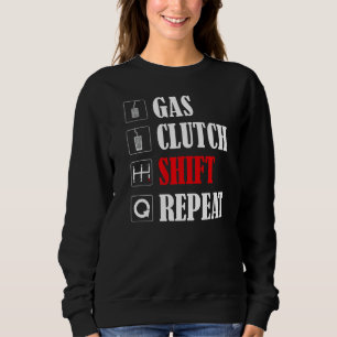 Umschalttaste für die manuelle Übertragung Sweatshirt