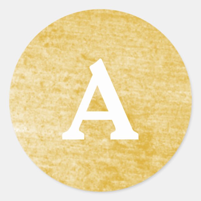 Umschlag Aufkleber für Personalisierte Monogramm,  (Vorderseite)