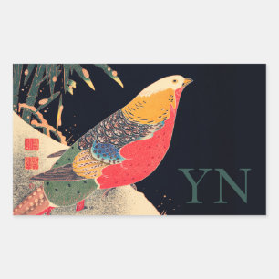 UMSCHLAG AUFKLEBER STICKER : JAPANISCHE WOODBLOCK
