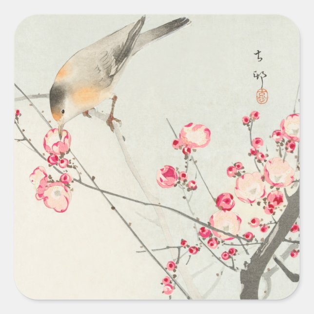 UMSCHLAG AUFKLEBER STICKER : JAPANISCHE WOODBLOCK (Vorderseite)