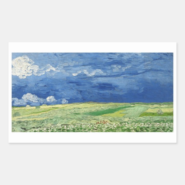 UMSCHLAG AUFKLEBER STICKER : VINCENT VAN GOGH (Vorderseite)