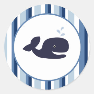 Umschlag Aufkleber von Ahoy Mate Blue Whale / Topp