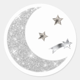 Umschlag Aufkleber von Moon und Stars