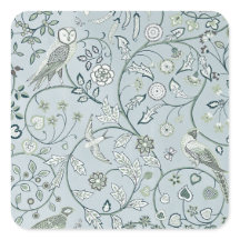 UMSCHLAG AUFKLEBER: WILLIAM MORRIS : OWL & PHEASAN