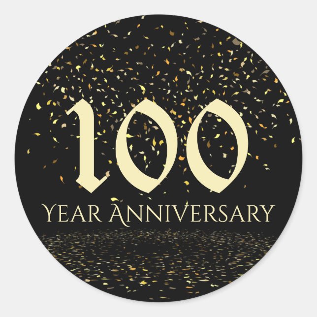 Umschlag Aufkleber zum 100-jährigen Jubiläum (Vorderseite)