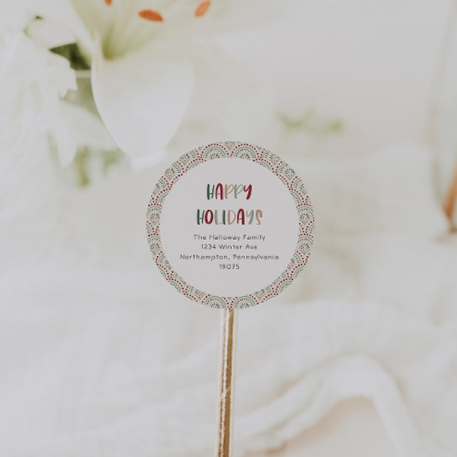 Umschlag Aufkleber zum lässigen Feiertag (Von Creator hochgeladen)