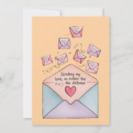 Umschlag der Liebe Card Einladung