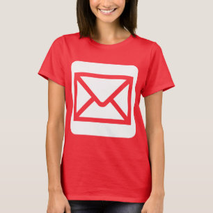 Umschlag-Symbol - Weiß T-Shirt