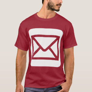 Umschlag-Symbol - Weiß T-Shirt