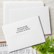 Umschläge für Hochzeiten, Notecards, vielen Dank