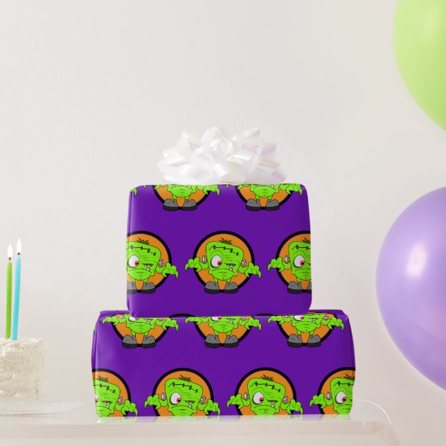 Umschlagpapier - Frank-On-Lila Geschenkpapier (Partygeschenke)