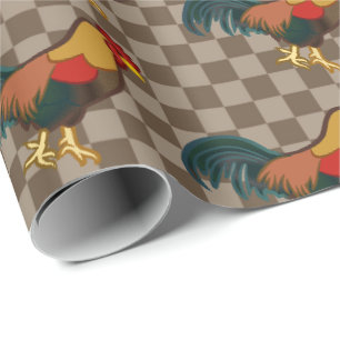 Umschlagpapier für das Design des Bauernhofs Geschenkpapier