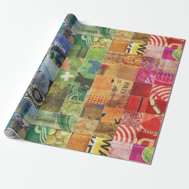 Umschlagpapier für Dekodierung oder Collage von Mö Geschenkpapier (Ungerollt)