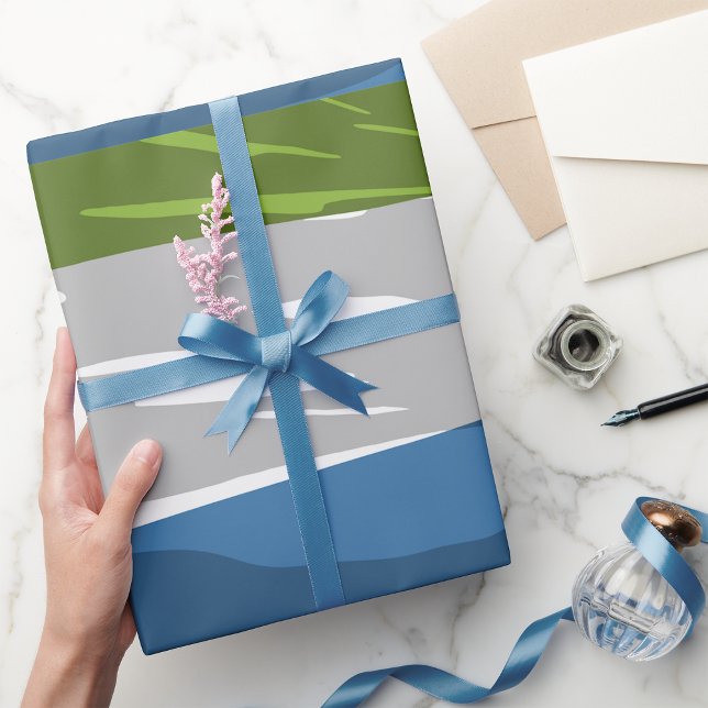 Umschlagpapier für die Flagge Sierra Leones Geschenkpapier (Von Creator hochgeladen)