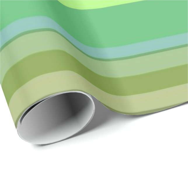 Umschlagpapier für grüne Streifen Geschenkpapier (Rolleneckpunkt)