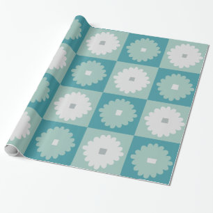 Umschlagpapier für moderne geometrische Blume Mit Geschenkpapier