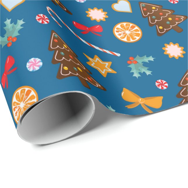 Umschlagpapier für Neujahr . Geschenkpapier (Rolleneckpunkt)